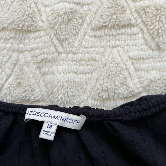 Rebecca Minkoff Pippa Black Ruffle Blouse - Picture 5 of 6